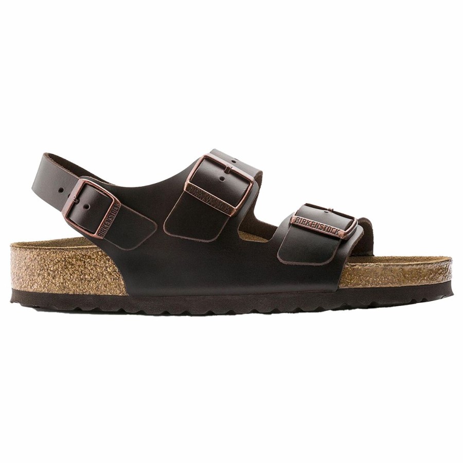 Men'S * | Birkenstock Milano Soft Footbed Smooth Leather