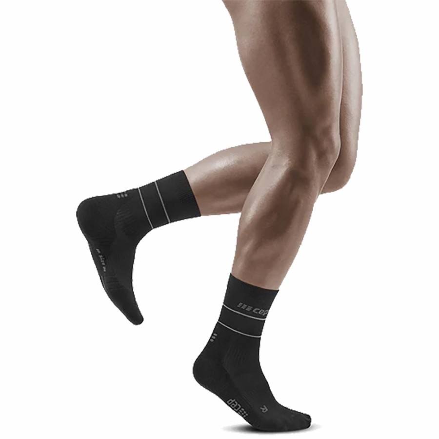 Socks * | Cep Reflective Compression Mid-Cut Socks